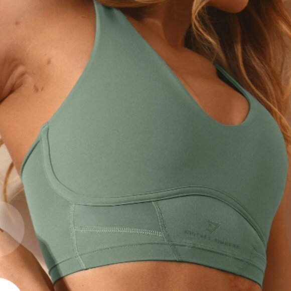 BNWT Whitney Simmons X Gymshark Sports Bra Skylight Leaf Green SMALL - Picture 1 of 2
